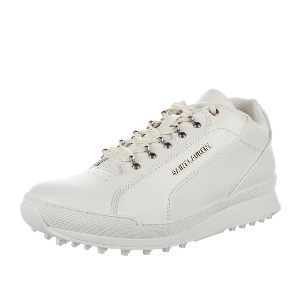 Saint Laurent Leather Low Top Sneaker